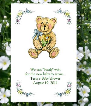 teddy bear holding a sunflower