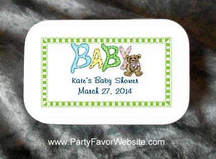 Baptism Mint Tin Party Favors 