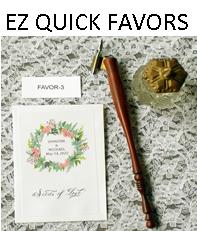 QUICK EASY CUSTOM FAVORS