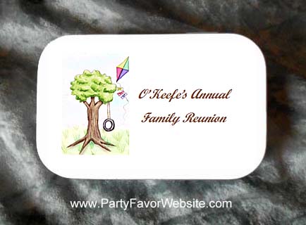 Family Reunion Mint Tin Party Favors