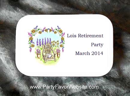 Retirement Mint Tin Party Favors