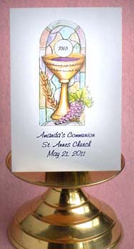 Holy First Communion,  Confirmation, Baptism, Christening Christian Seed Favors  & Tea Packets