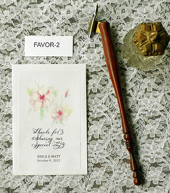 Quick and Easy Custom Flower Seed Packet Favor #2