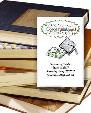 Congratulations Graduate Graduation Party Tea Packets & Seed Favors