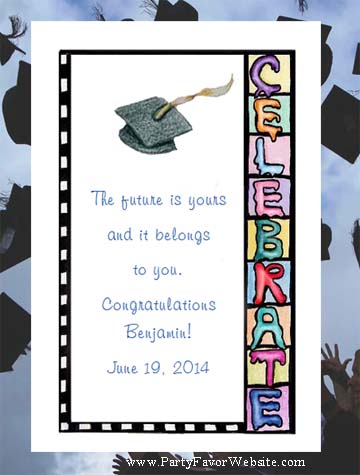 Celebrate Graduation Seed Favor & Tea Packet Party Favors