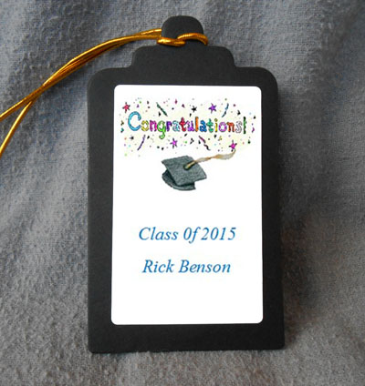 Graduation Gift Favor Hang Tags