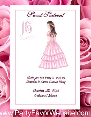 Sweet Sixteen Seed Favors