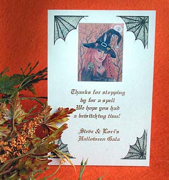 Hecuba the Witch Halloween theme Seed Favors & Tea Packets